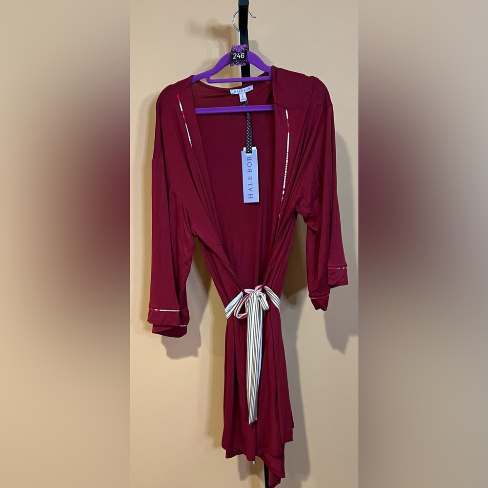 Hale Bob Women's Deep Red Robe